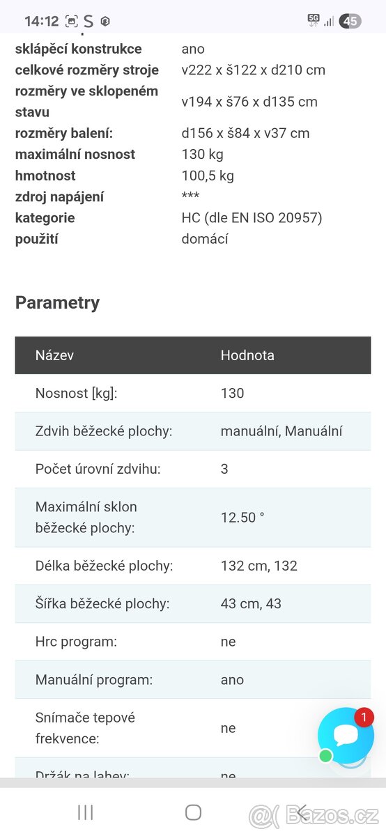 Běžecký pás s posilováním