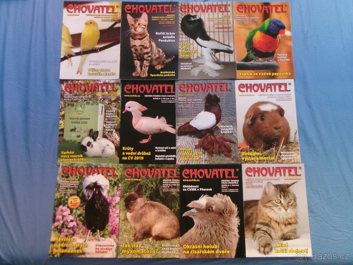 Chovatel - celé ročníky 2017, 2018, 2019 a 2020.