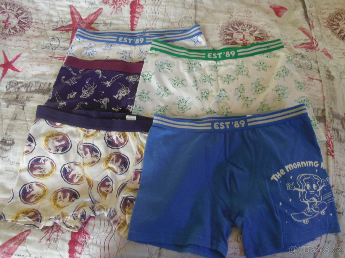 5x boxerky Reserved vel. 158/164