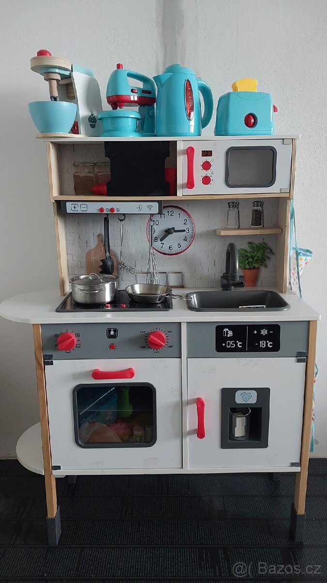 Vybavená Dětská kuchyňka🍔🍟🍕🍧