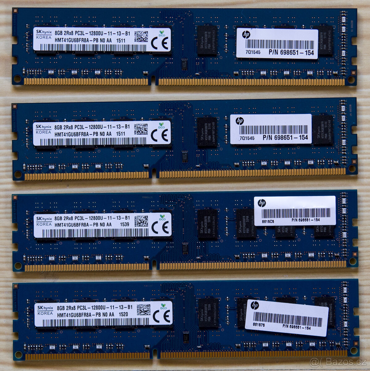 Hynix 1x 8GB DDR3-1600 UDIMM PC3L-12800U Modul