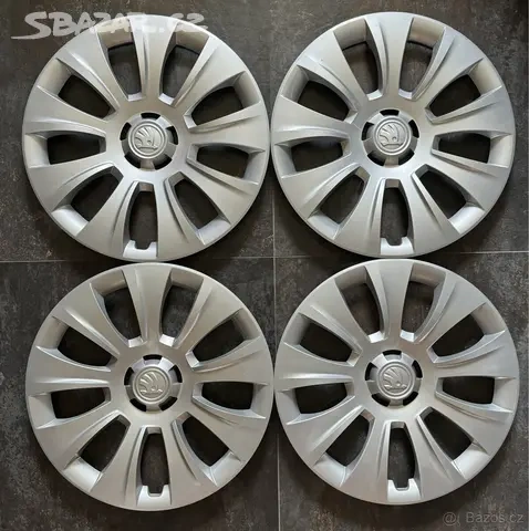 Originální poklice Škoda 17" 4 kusy