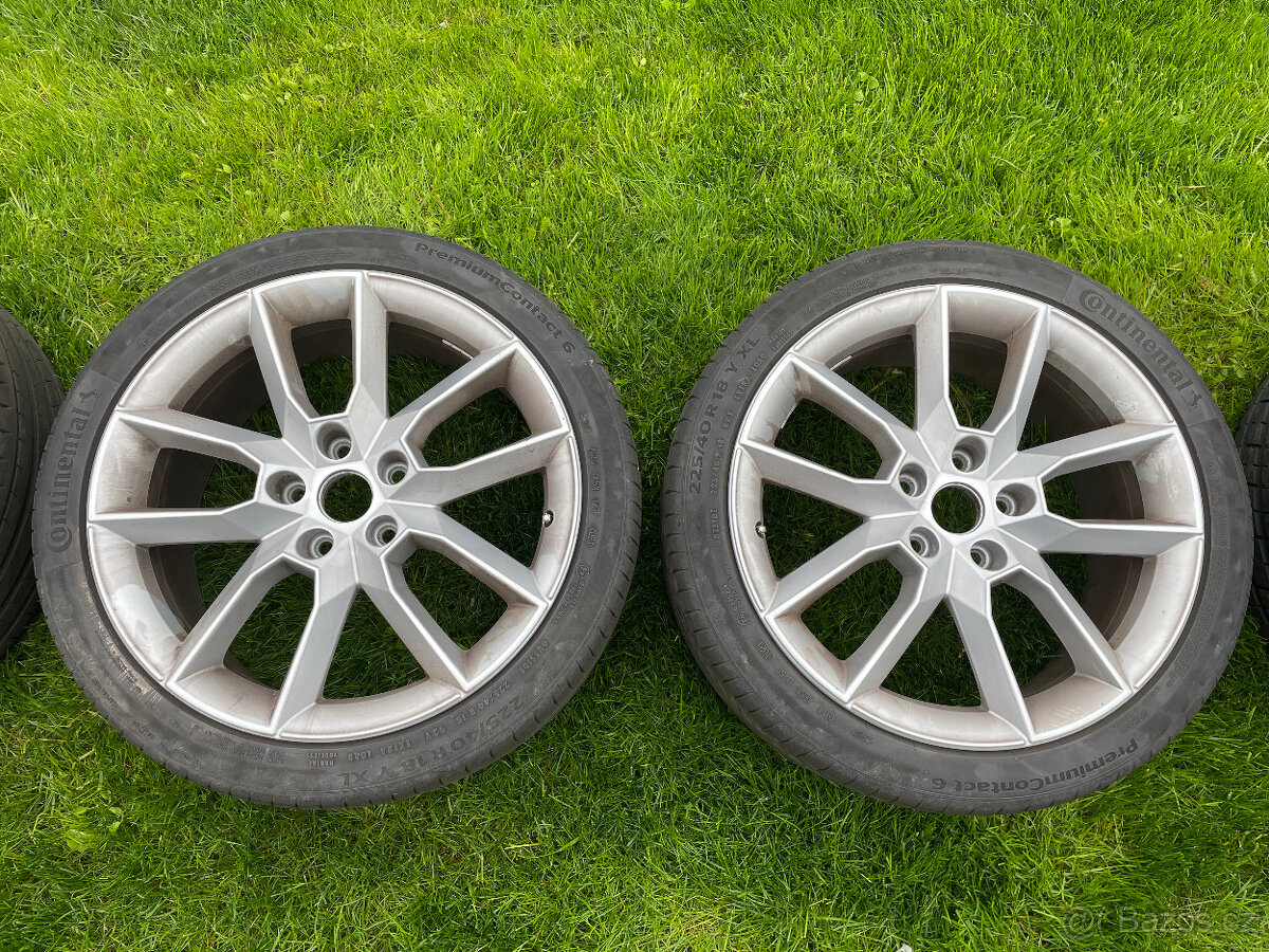 Alu kola Gemini R18 + letní pneu Continental 225/40/18 92Y
