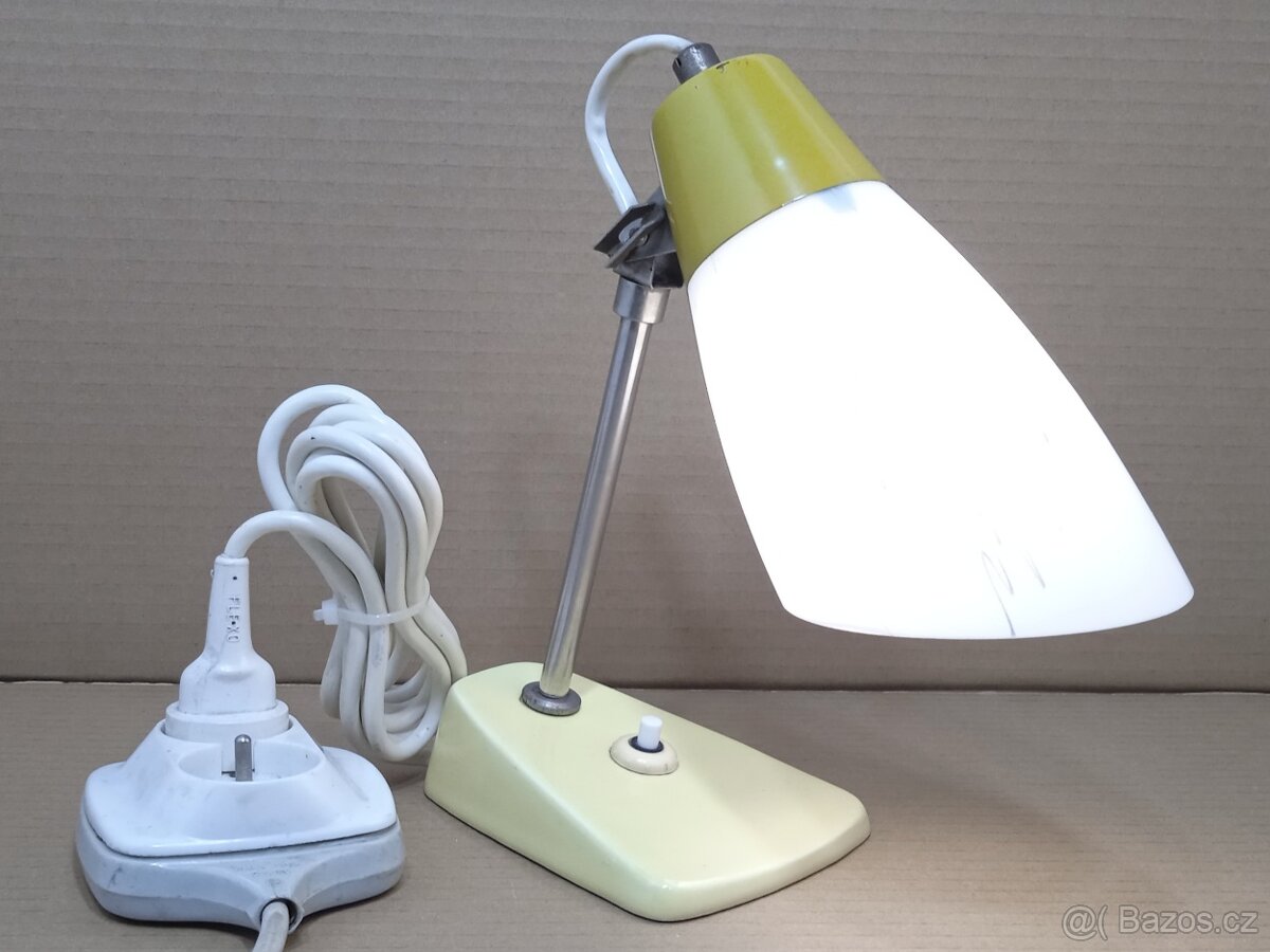Retro polohovatelná stolní lampa Ditmar Urbach - OK stav