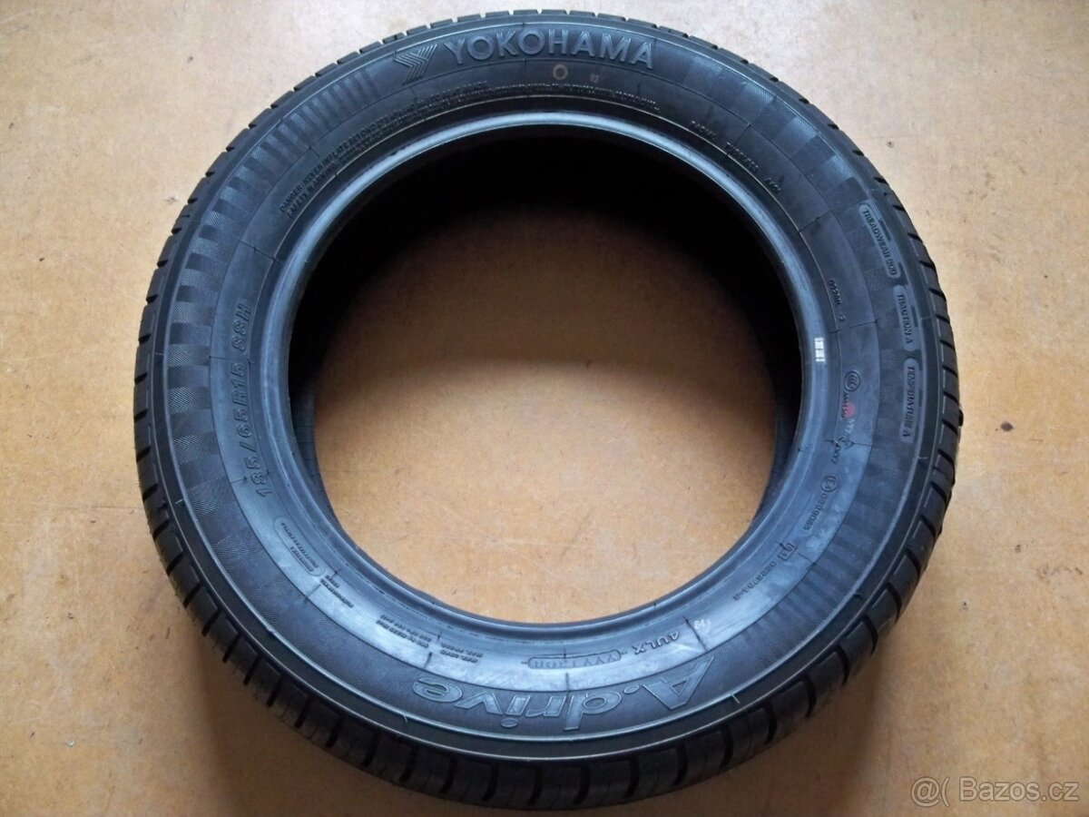 Kusová nová letní pneu Yokohama 185/65R15 88H:Cena za kus -