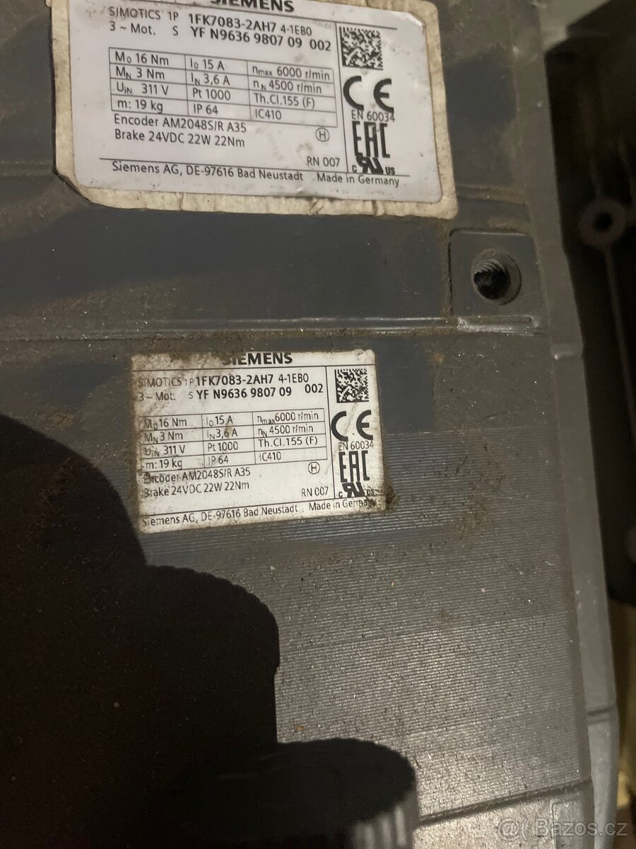 Elektromotor krokovy, servo, stejnosměrný Siemens