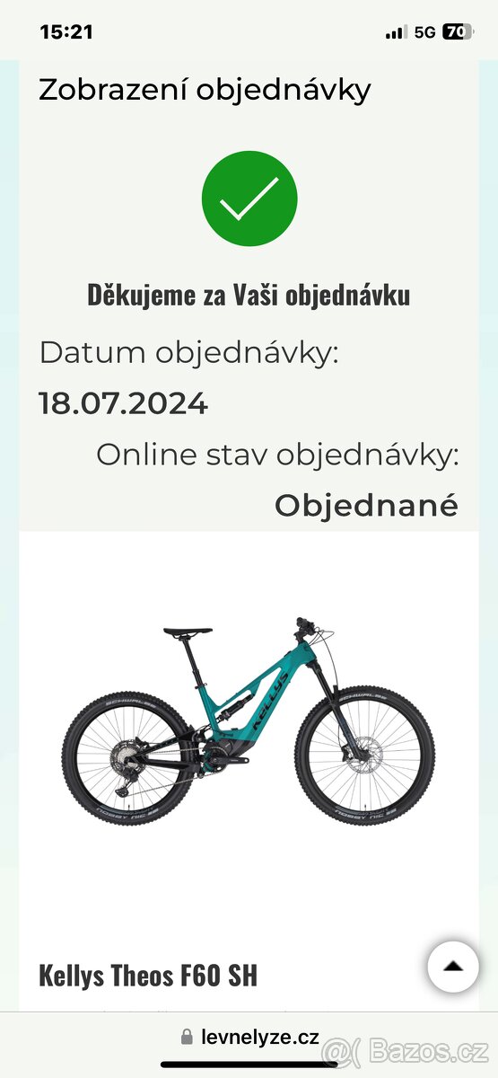 Elektro kolo Kellys F60 celopéro