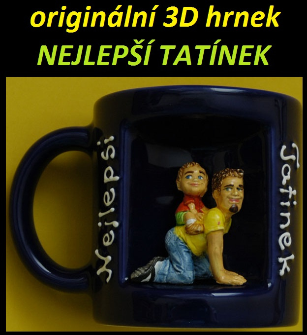 Orignální ručně malovaný hrnek NEJLEPŠÍ TATÍNEK