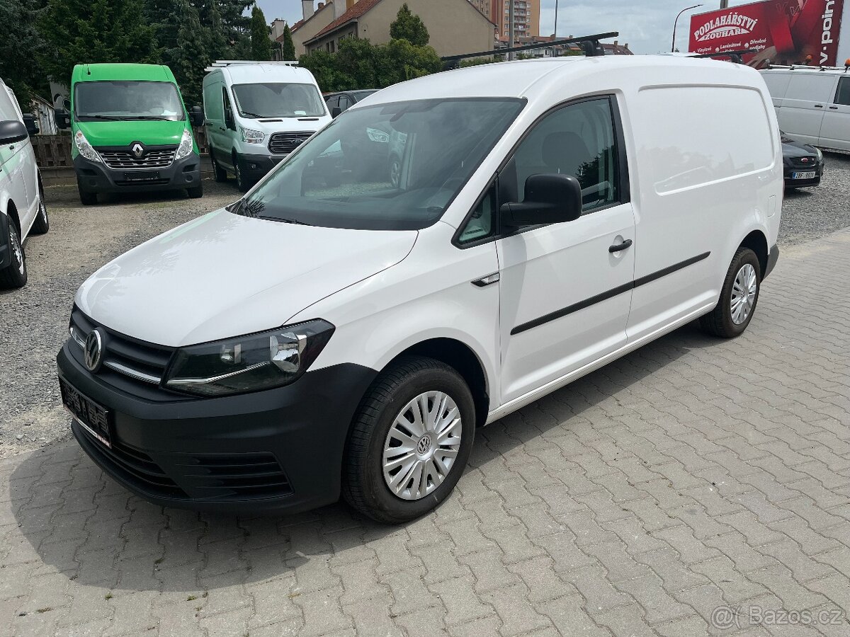 VW CADDY LONG R17 2.0TDI,KLIMA,SERVIS VW,DPH,1.MAJITEL