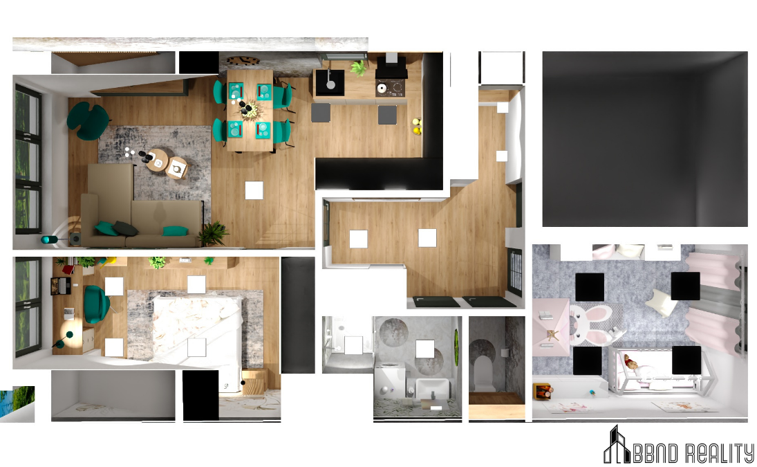 Prodej Bytu 3+KK, Brno - Lesná, balkon, parkovací stání
