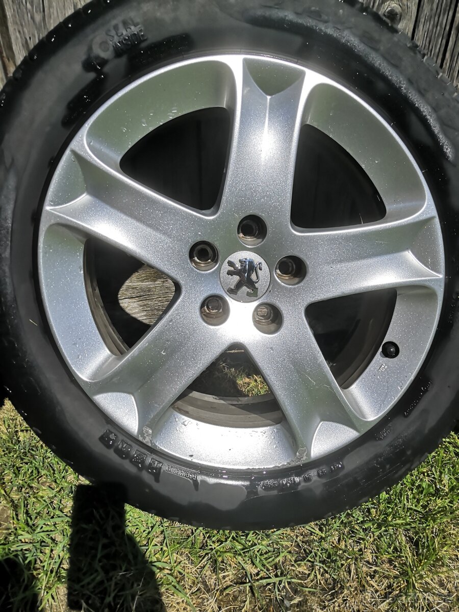 Prodám 4ks alu kola Peugeot 5x108