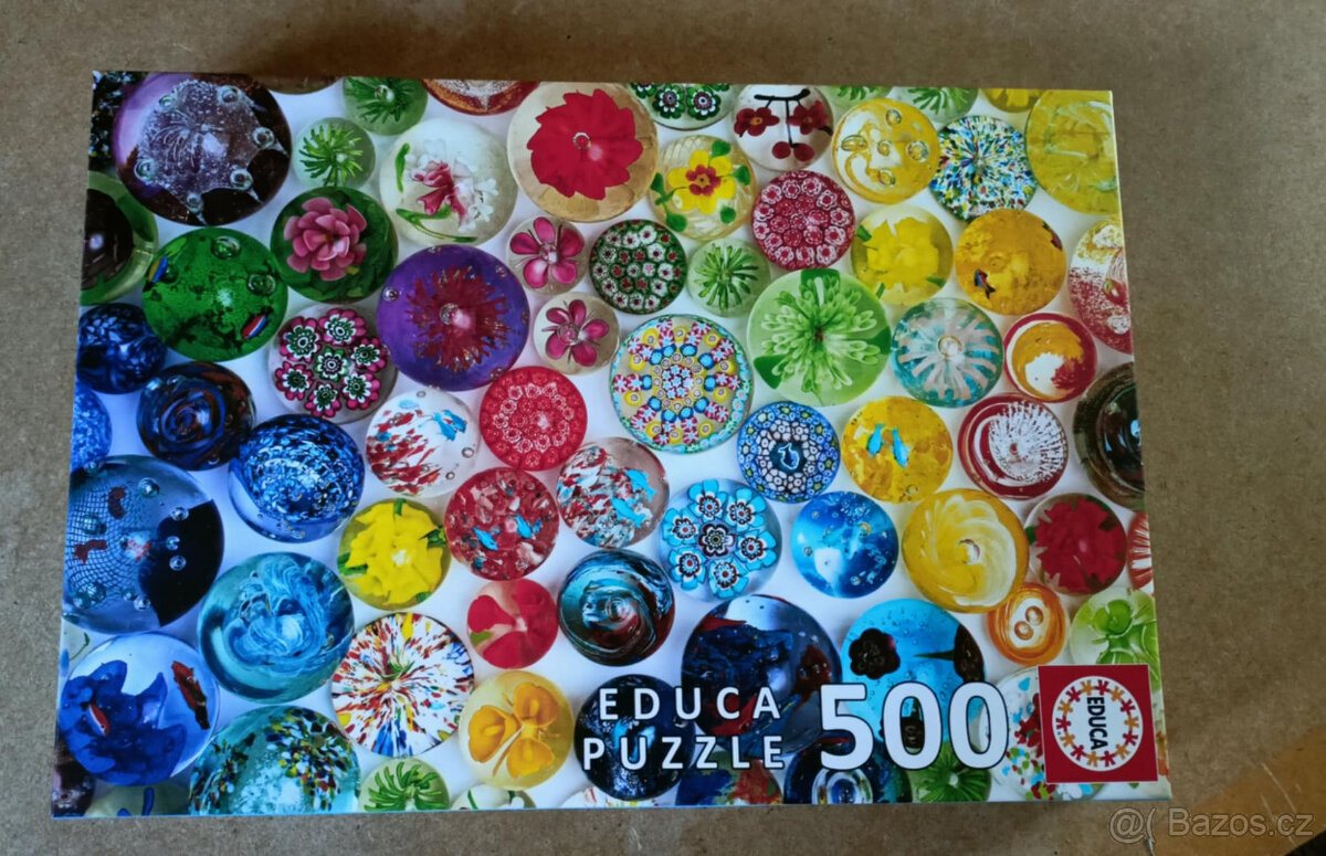 Skleněnky s fantazií 500 dílků puzzle
