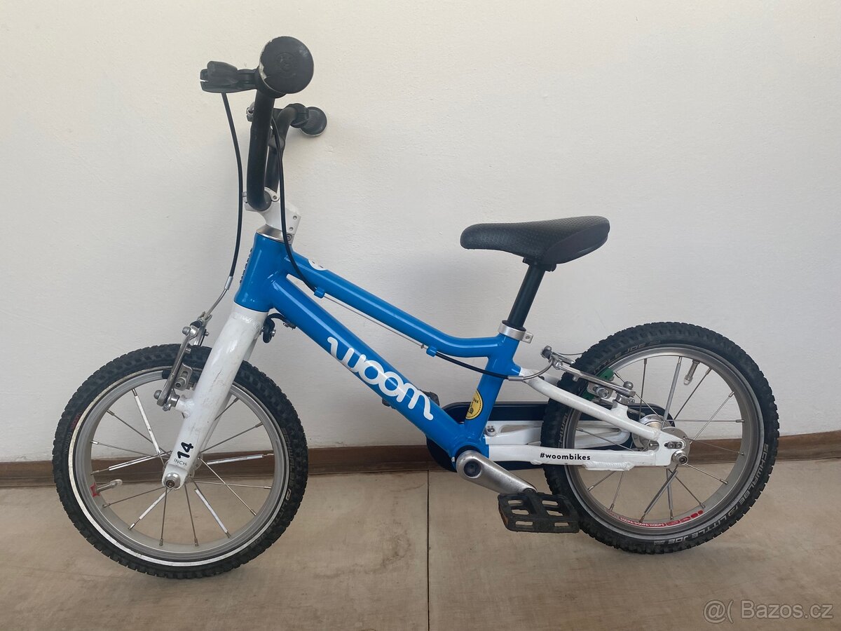 Dětské kolo Woom 2, 14” - modré