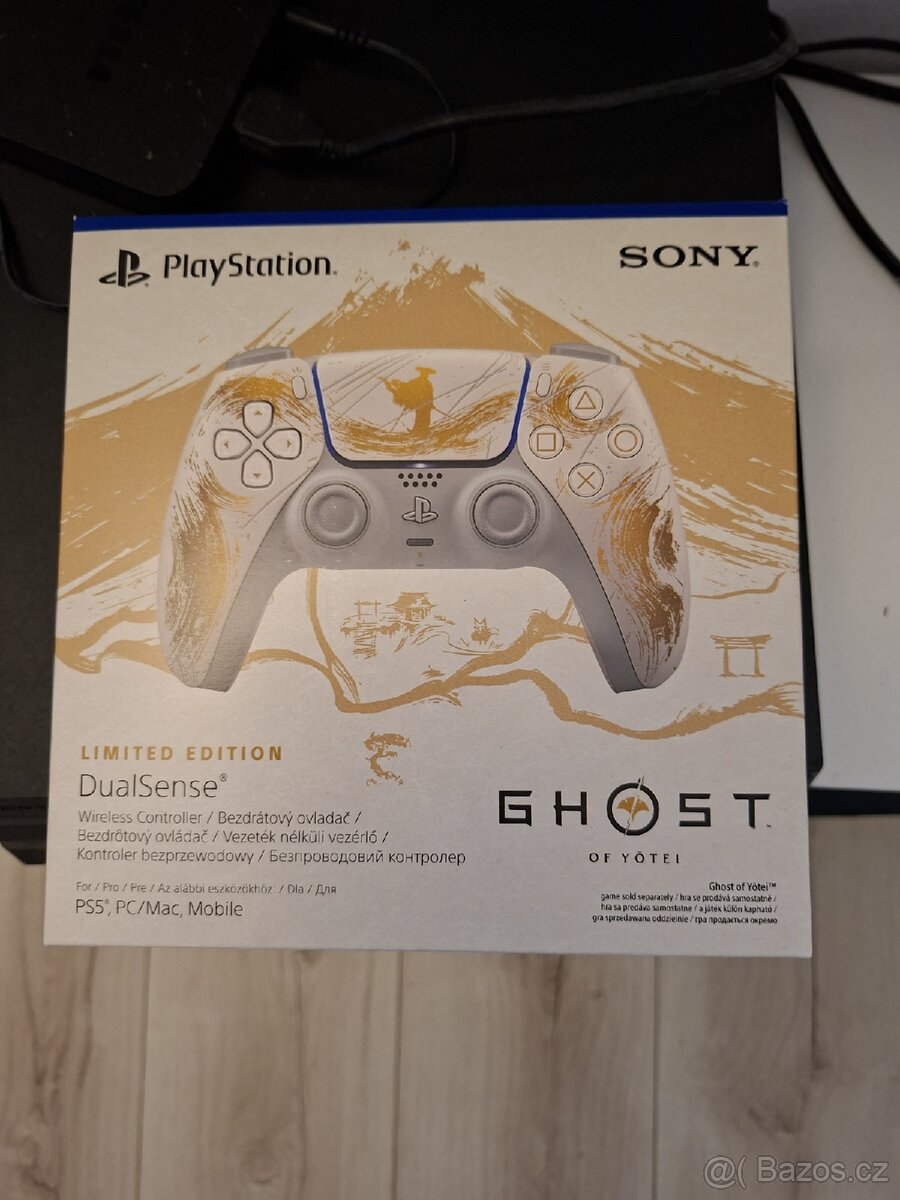 Dualsense ps5 Limitovaná Edice Ghost of Yotei nerozbalený