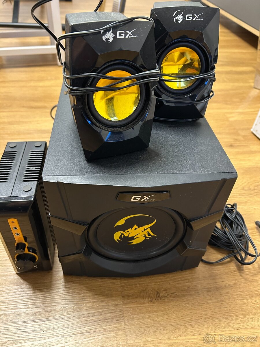 Genius repro GX Gaming SW-G2.1 3000 Ver.II/2.1/80W/Černé