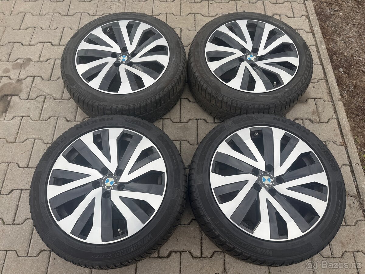 4x al kola 5x112 18 + pneu zimní 245/45 R18