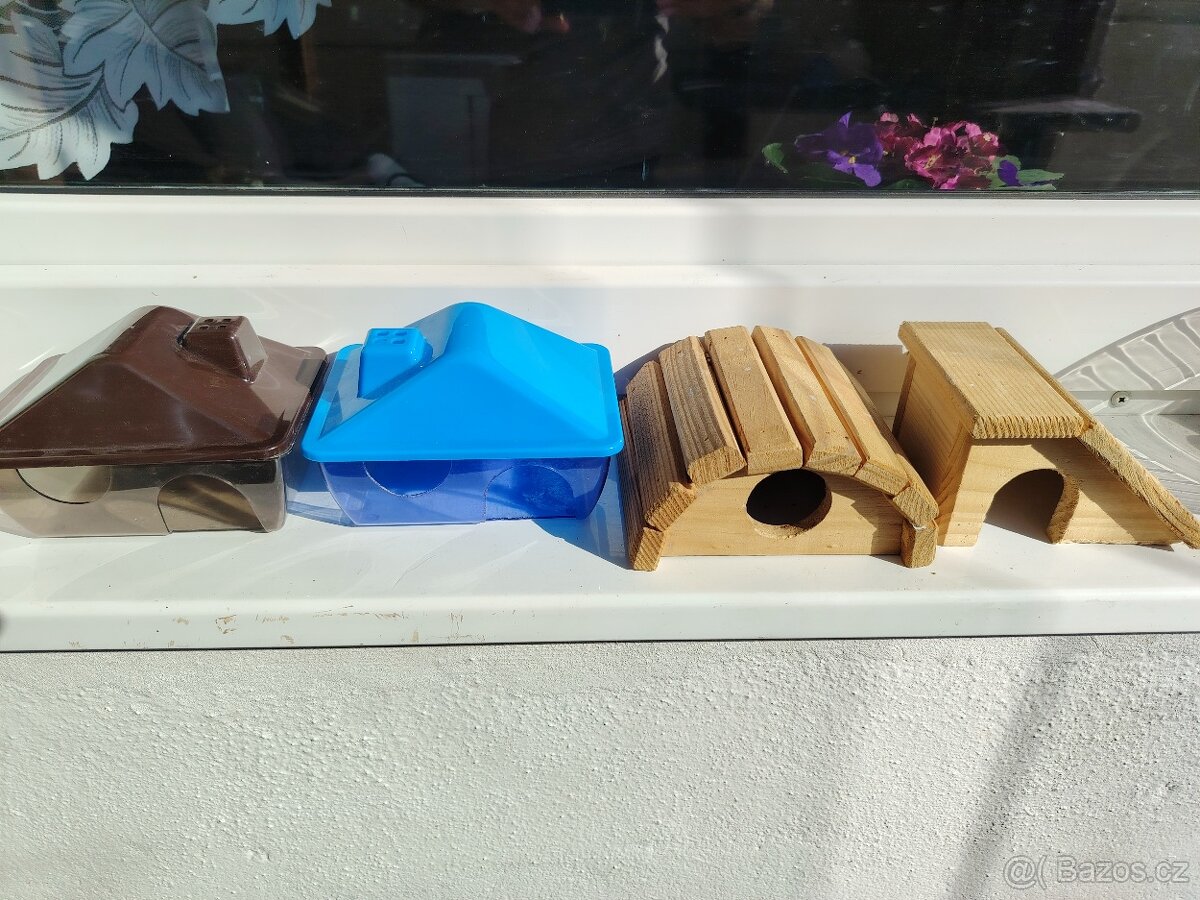 Vybavení doplňky do klece pro hlodavce