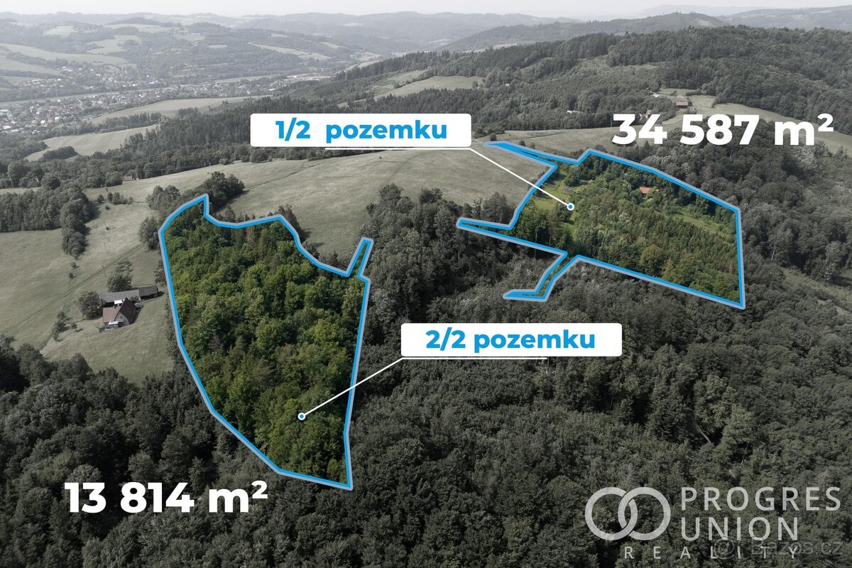 Prodej stavebních a zemědělských pozemků na samotě s číslem 