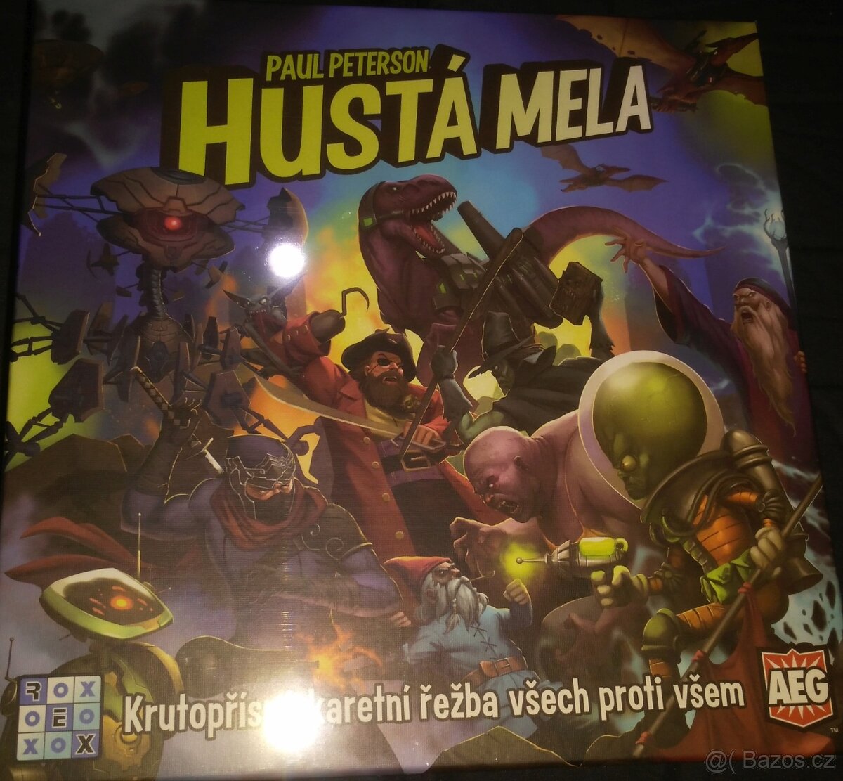 Deskovky Ostrov pokladů, Carcassonne, Hustá mela, Minecraft