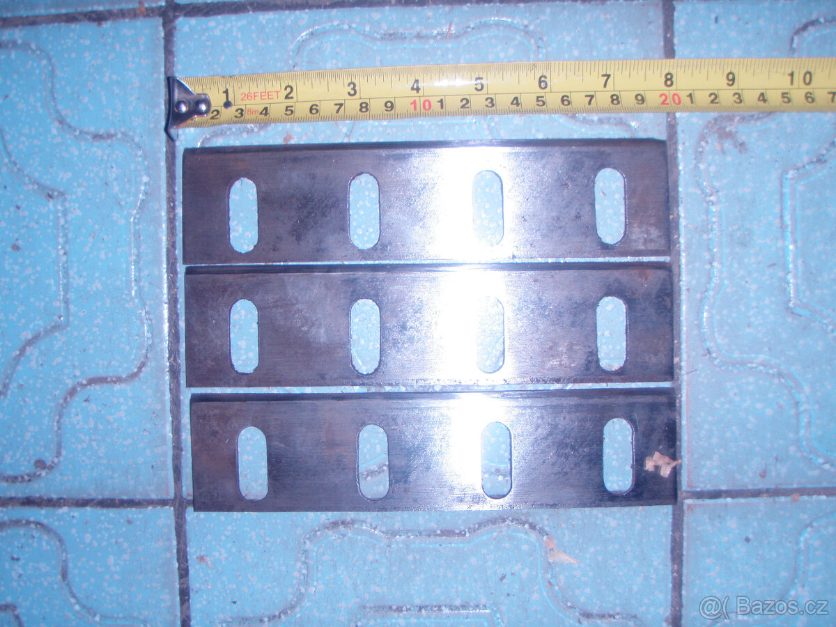 Hoblovka NAREX nože 3 kusy, na přidavne zařízení k pile HOP.