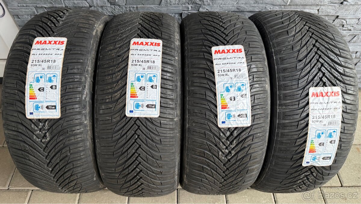 Sada pneu 215/45r18 - celoroční nové