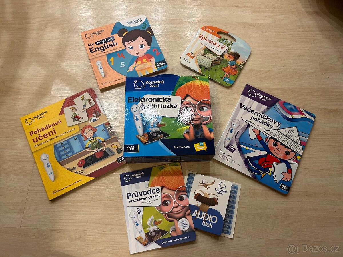 Albi tužka s knihami