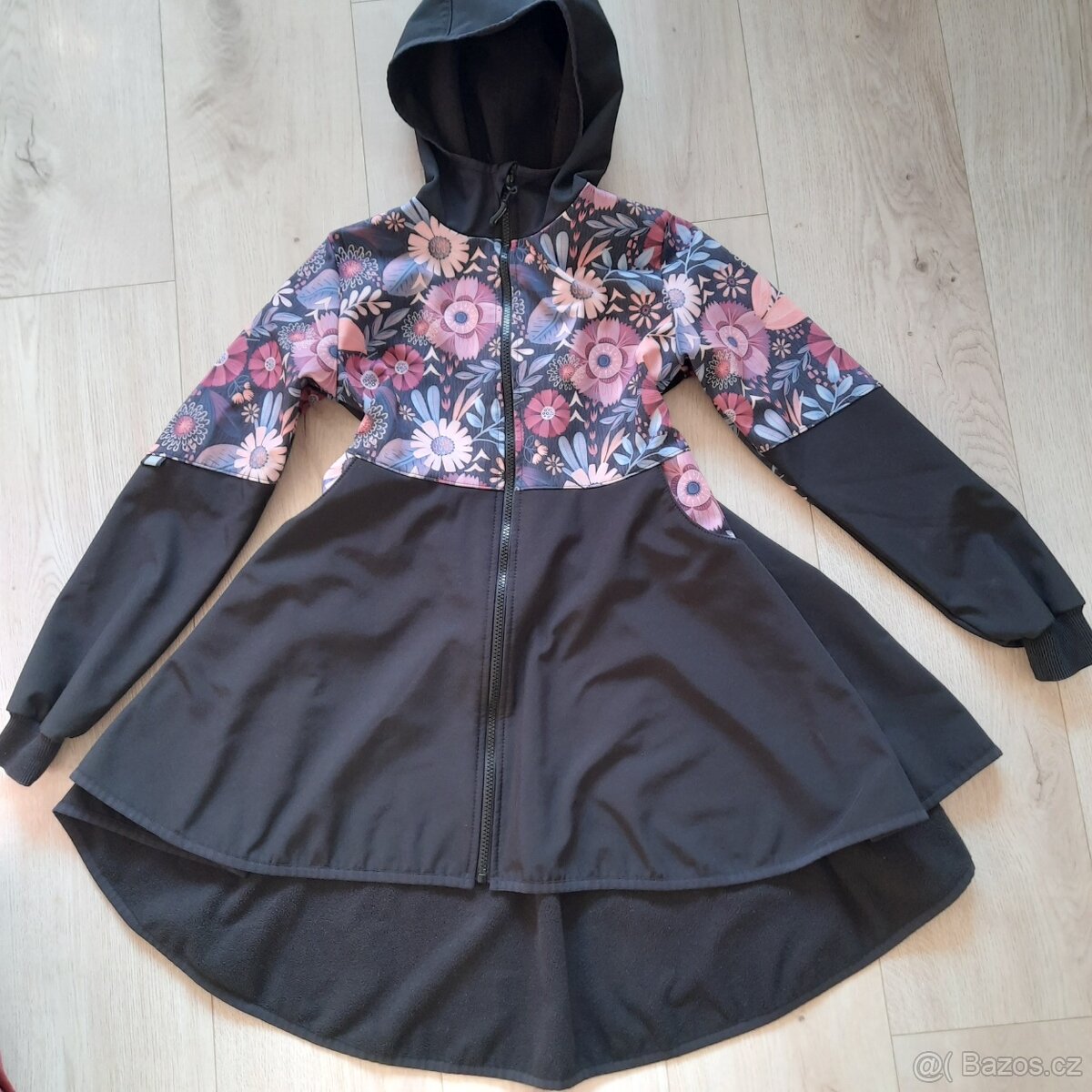 Dívčí softshellový kabát Unuo, vel.146/152