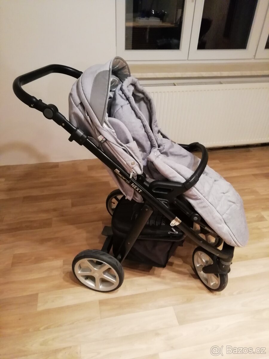 Kočárek 3v1 Espiro Next Silver