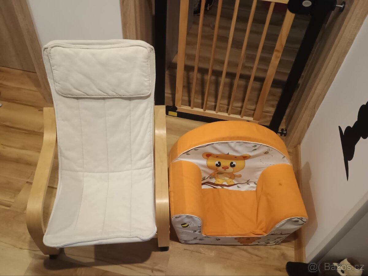 Dětské křeslo + mini křesílko zdarma