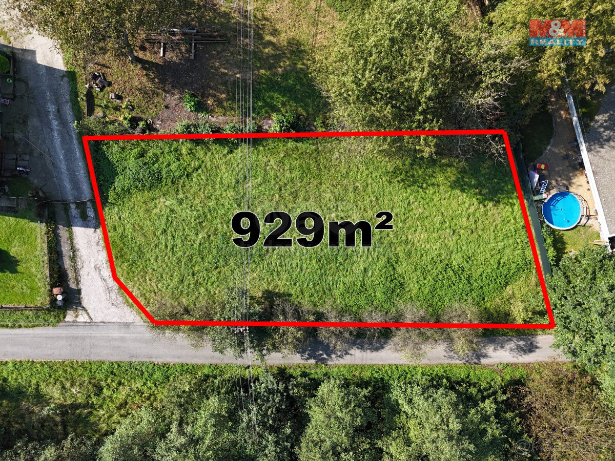 Prodej pozemku k bydlení, 929 m², Rychvald, ul. Slepá