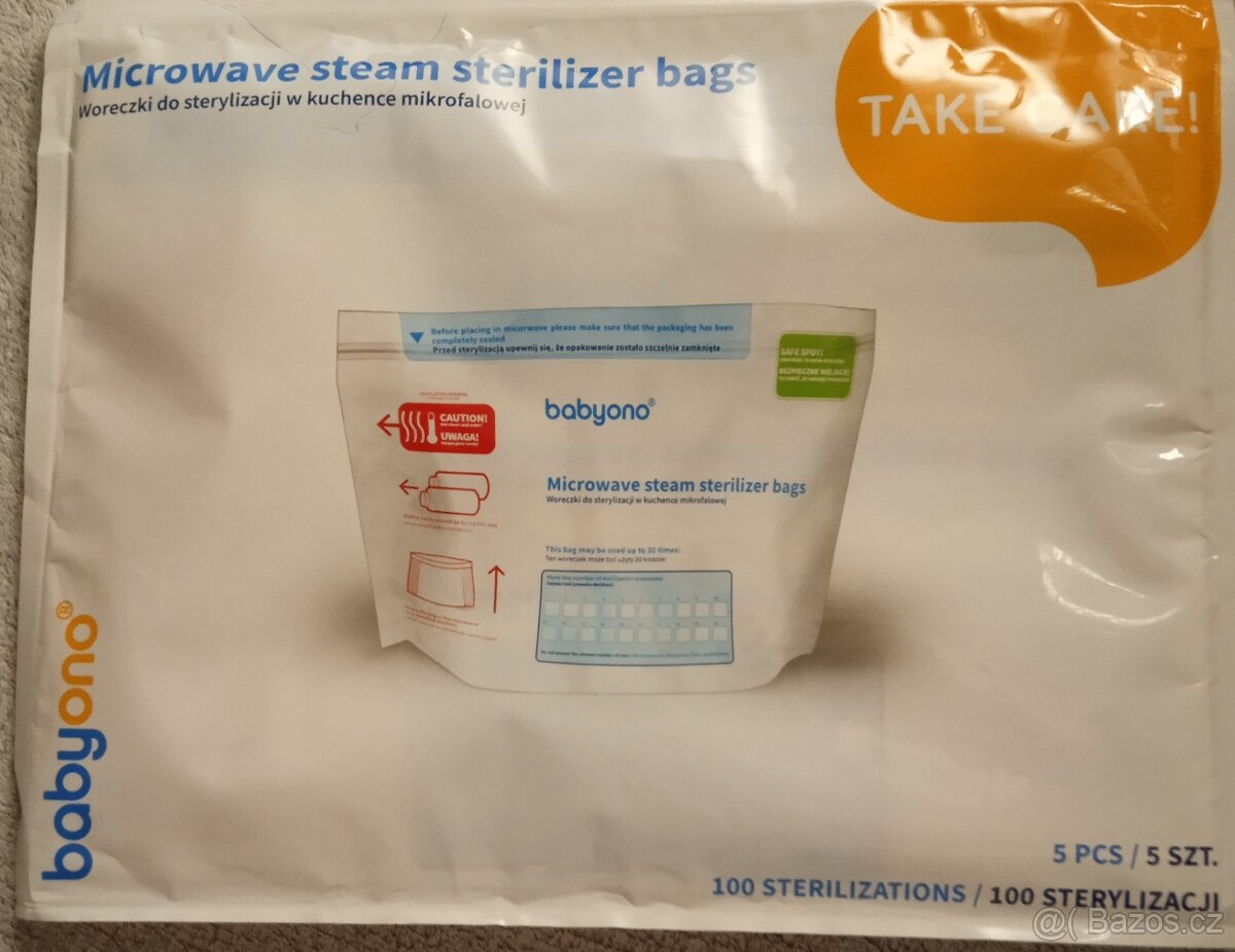 Sterilizační sáčky do mikrovlnné trouby