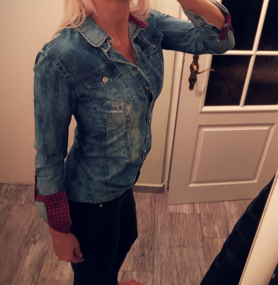 Riflová košile