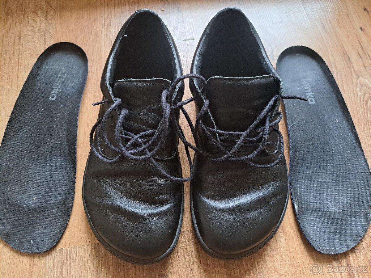 Barefoot kožené boty / polobotky