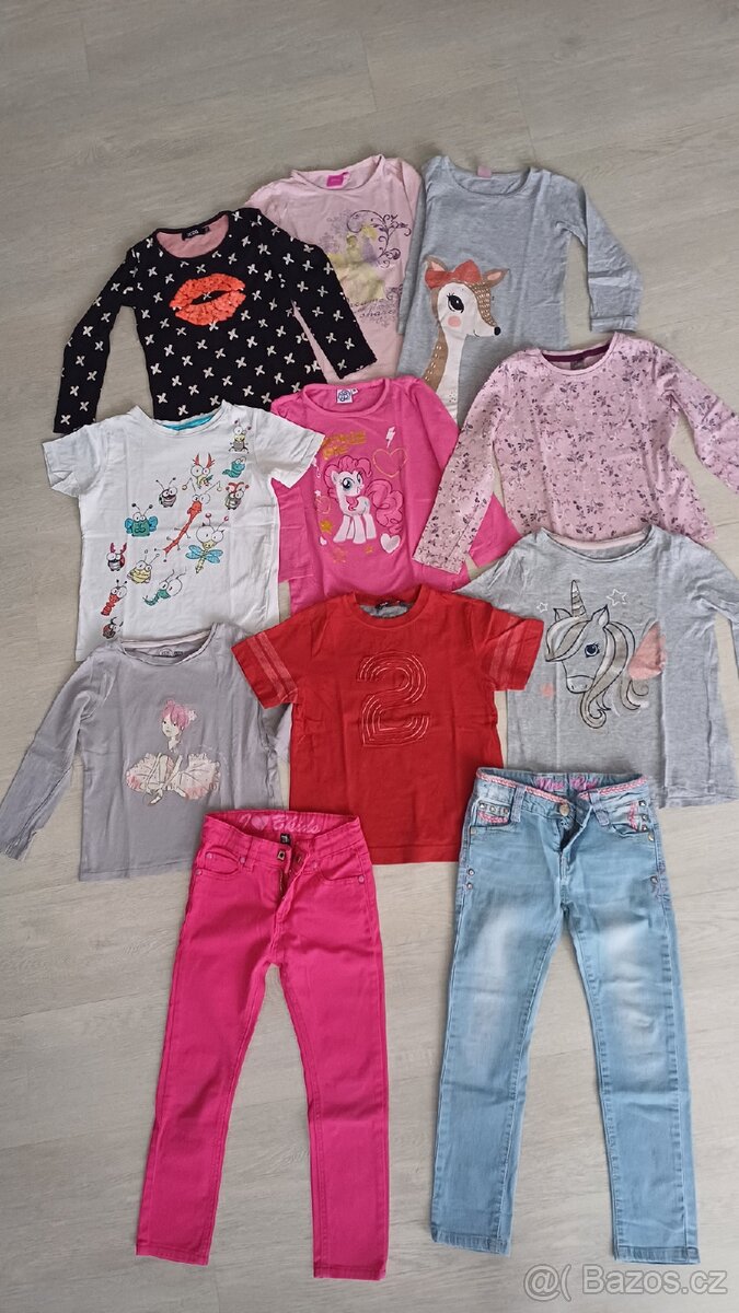 SET/ balík dívčího oblečení vel. 110-116