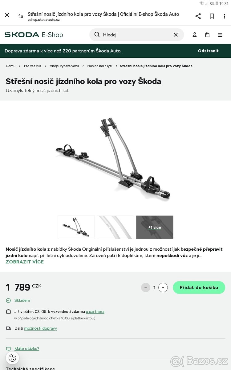 Nosiče kol škoda
