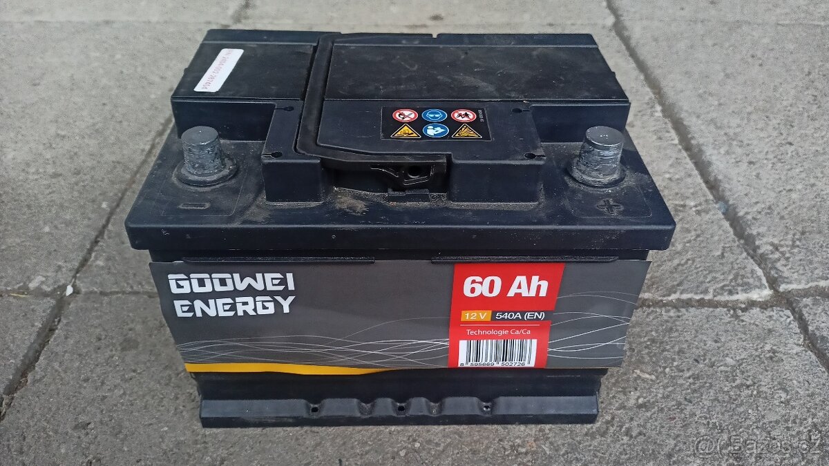 Autobaterie 12V 60Ah 540A