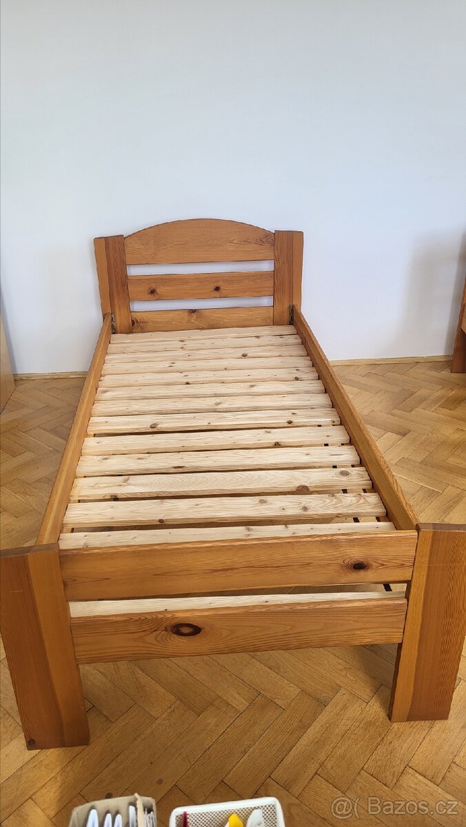 Postel + rošt 90x200
