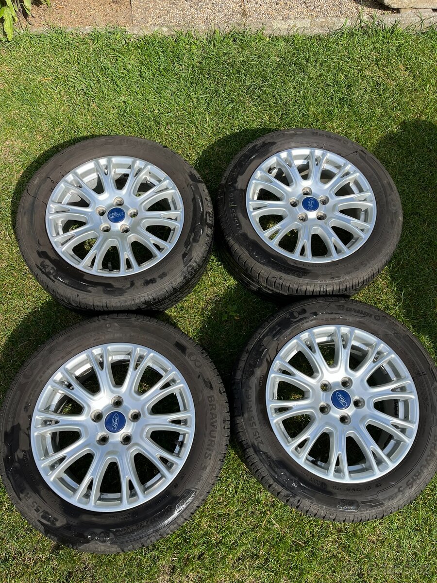 215/55 R16 letní alu kola Ford