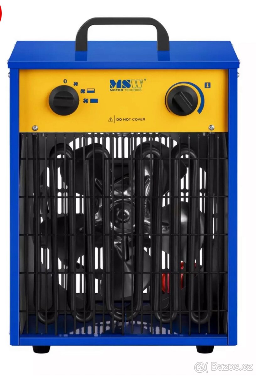 Elektrický ohřívač – 9000 W – obdélníkový | MSW-CHEH-9000