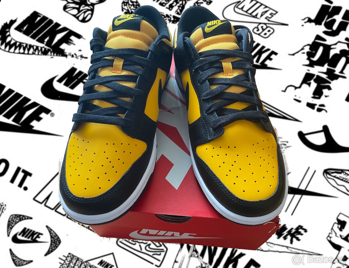 Nike Dunk Low Black/University Gold-White (Yellow/Black)