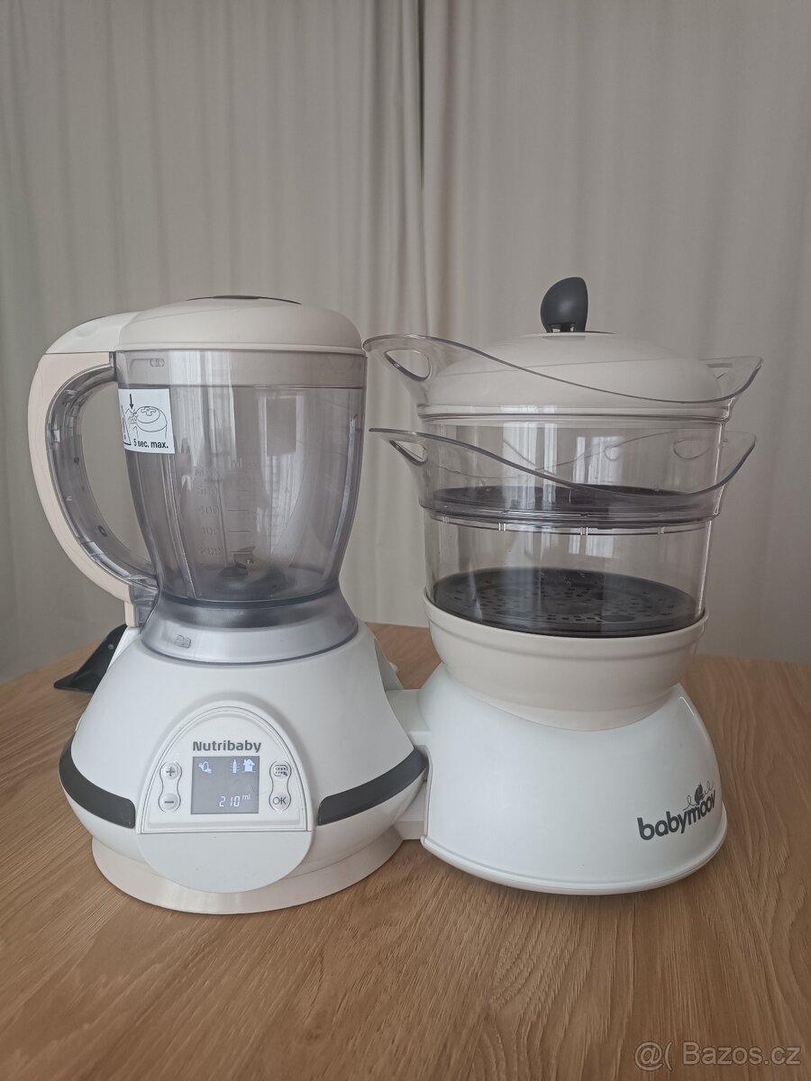 Babymoov, parní vařič, mixér, sterilizátor
