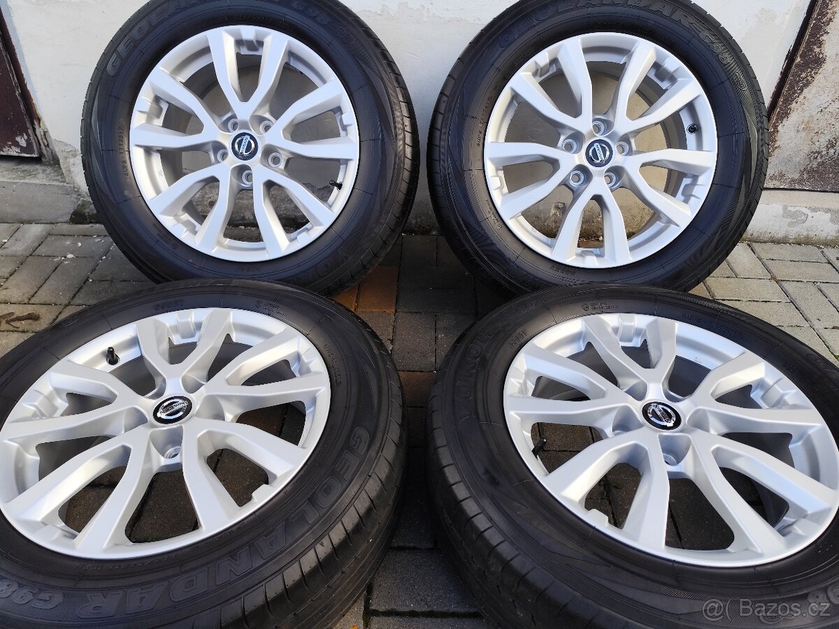 ALU 5x114.3 r17 NISSAN + 225/65/17 - PĚKNÁ SADA