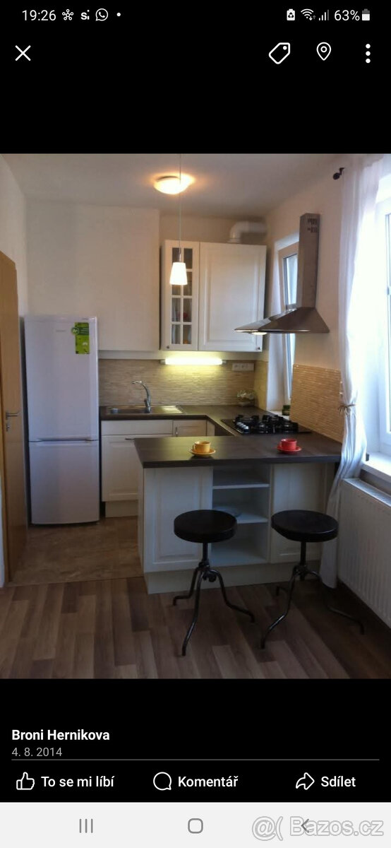 Pronájem 1/4domku ve Zlíně, 3+kk.