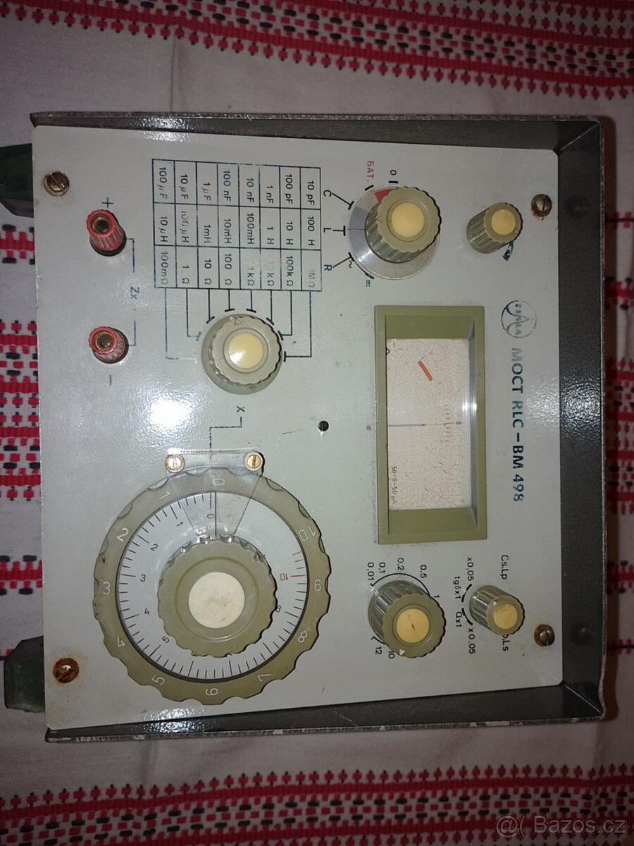měřící přístroj tesla rlc -bm 498