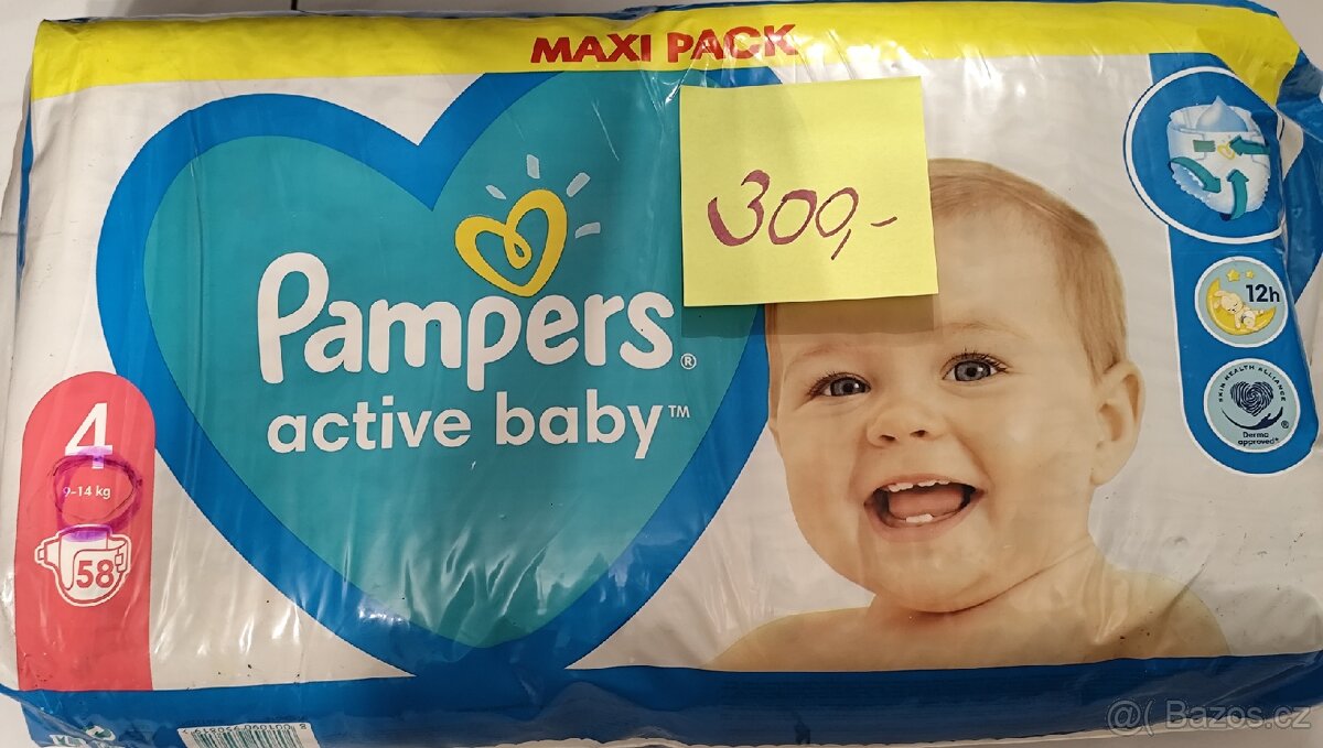 Dětské pleny - různé velikosti