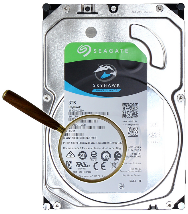 Nevyužívaný disk 3TB -Seagate ST3000VX009-2AY10G 3000,5 GB