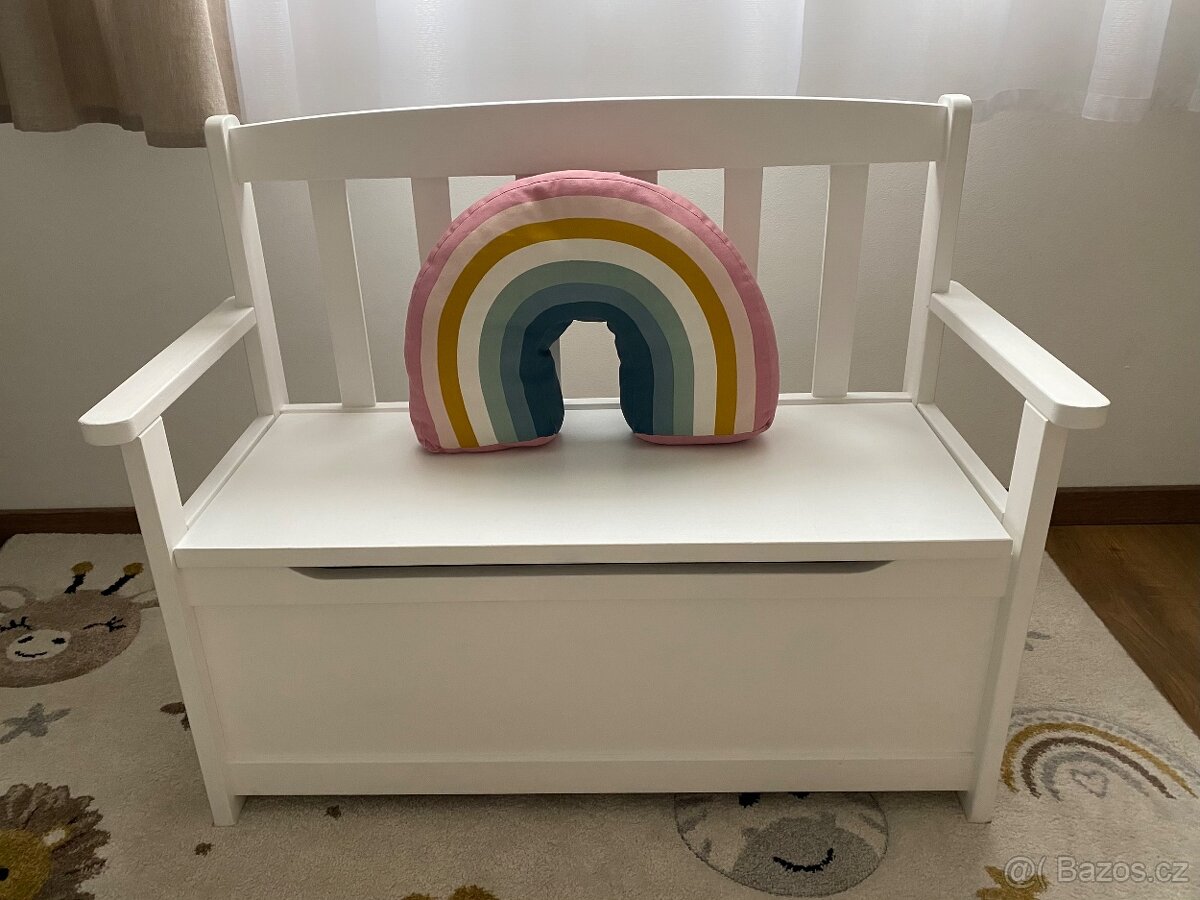 Detska ulozna lavice - truhla ikea