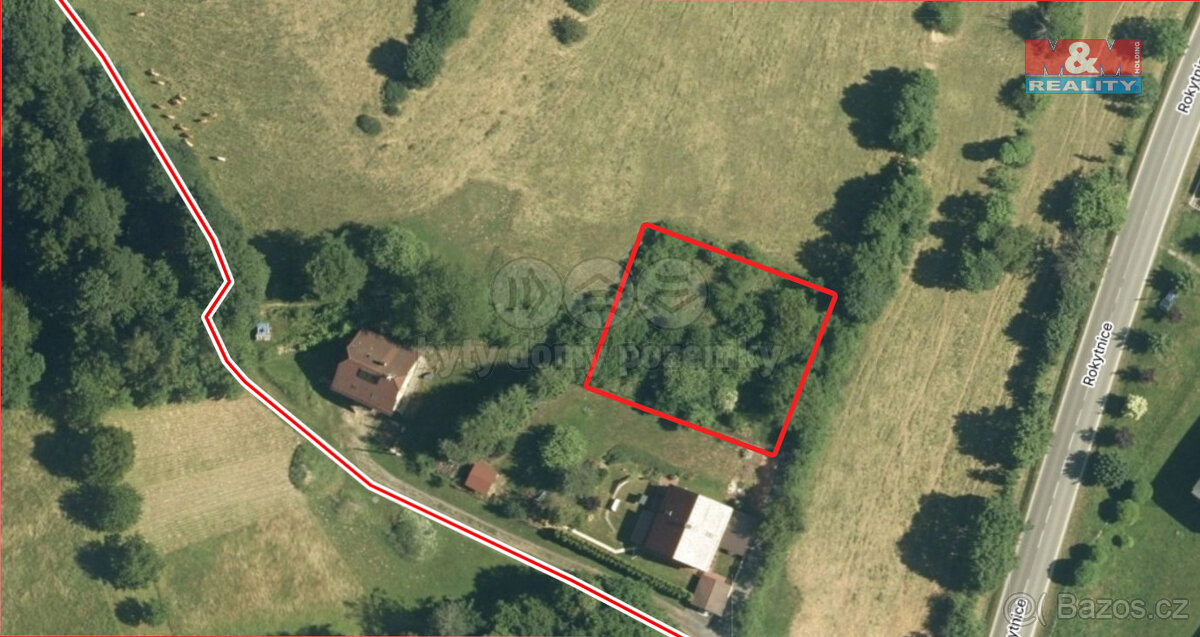 Prodej pozemku k bydlení, 1037 m², Vsetín