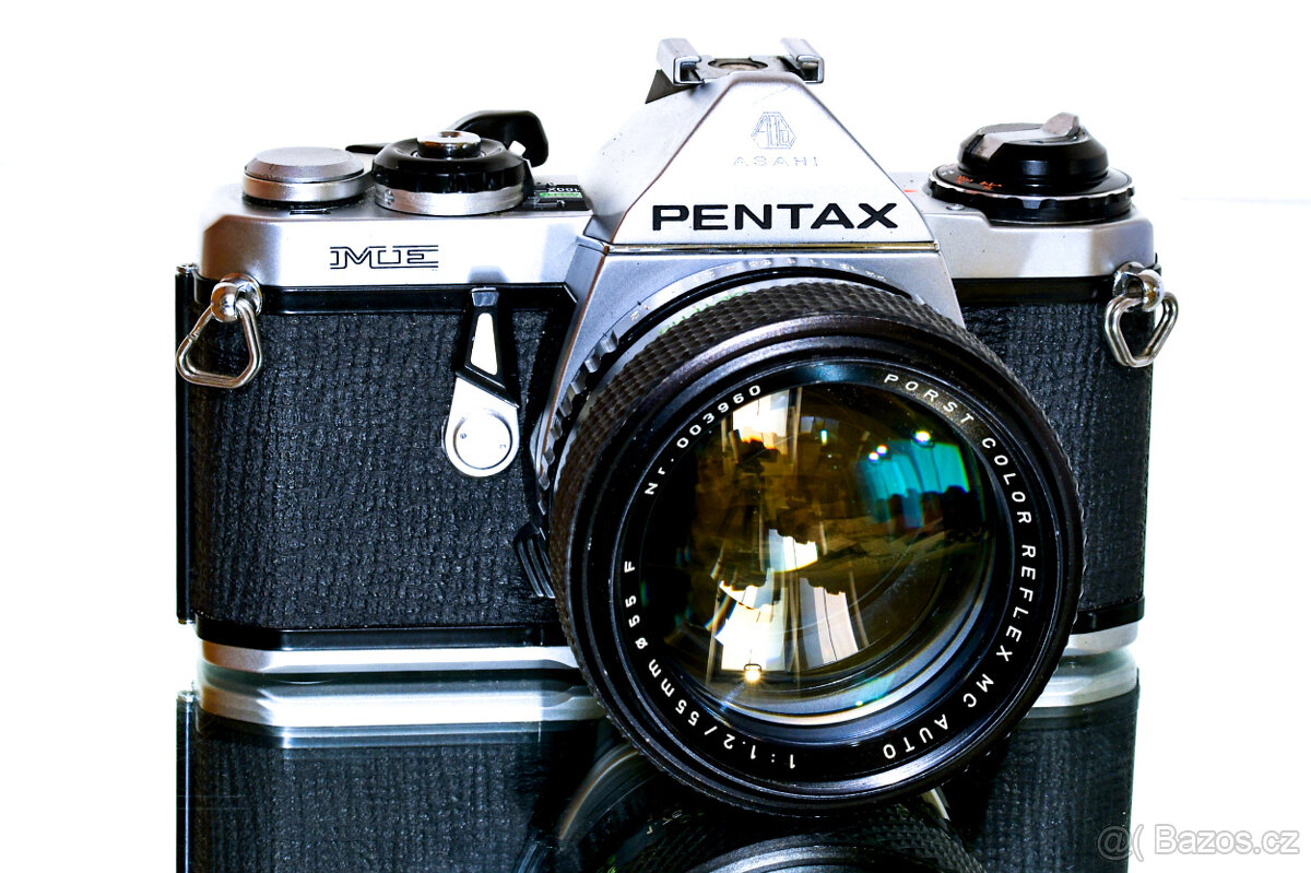 Pentax ME + Porst 1,2/55mm Po SERVISU TOP STAV
