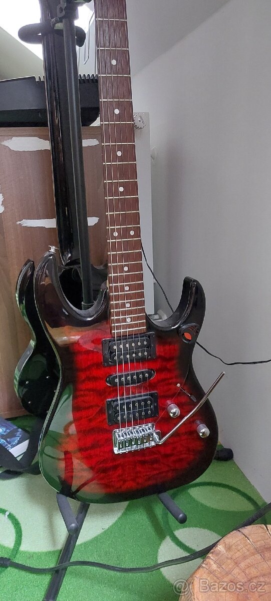 Ibanez gio transparent red burst